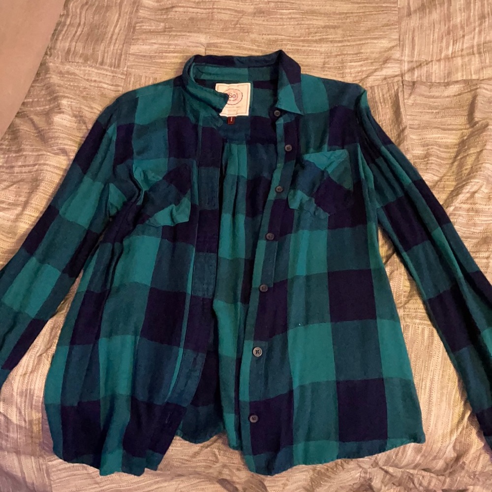 Plaid flannel.